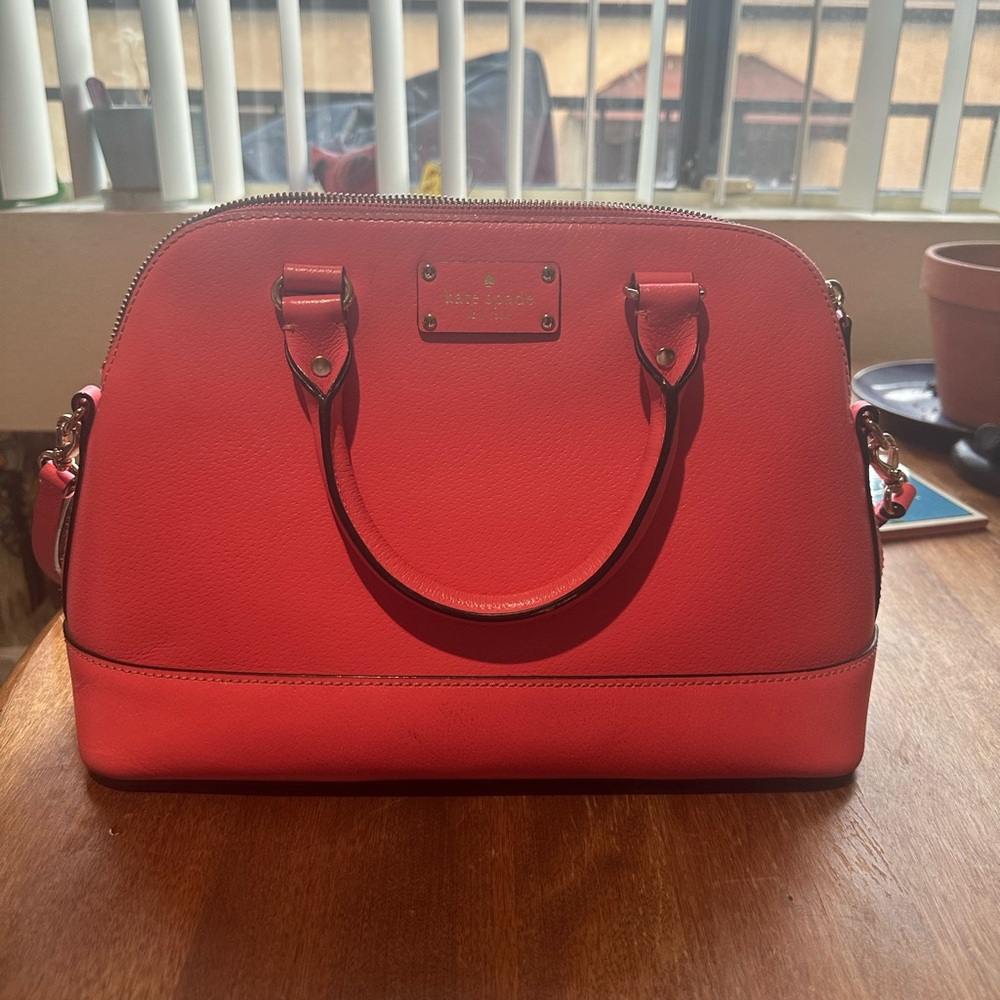 Kate Spade Flamingo Purse - Small Rachelle Wellesley - Great Condition